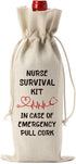 Nurses Gifts for Women Wine Bag, Cool Gifts for Nurses, Nurses Day Wine Bag, Nurses Retirement Appreciation Birthday Graduation Gifts Wine Bottles...