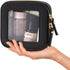 KOTORA Small Makeup Bag for Purse Cute Mini Travel Makeup Bag Clear Cosmetic Bag with Zipper, Car Make Up Bag Organizer Storage Traveling Car Acce...