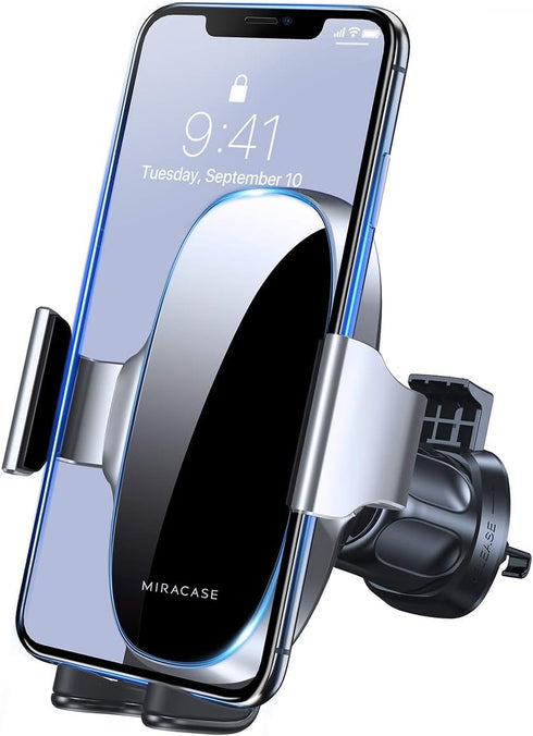 Miracase Upgraded-2nd Generation Universal Phone Holders for Your Car, Hands Free Air Vent Car Phone Holder Mount Compatible with iPhone 16/15/14/...