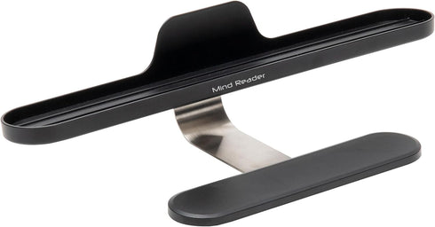 Mind Reader Over Keyboard Shelf, Desktop Organizer, Phone Holder, Storage, Phone Holder, Office, 13" L x 2" W x 3.5" H, Black...