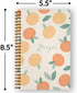 Softcover Sweet Recipes 5.5" x 8.5" Spiral Recipe Notebook/Journal, 120 Recipe Pages, Durable Gloss Laminated Cover, Gold Wire-o Spiral. Made in T...