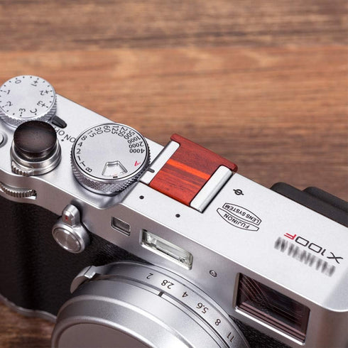 Wood Camera Hot Shoe Cover Compatible with Fujifilm X-T30 X-T100 X-H1 X-T20 X100F X-T10 X-T3 X-T2 X-PRO2 X-PRO1 X-E3 X-A2 X-A5 X100T X100S X30 X70...