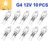 10x G4 12V 5W Light Bulb Replacement JC 2 Pin Base Halogen Kitchen Table Pendant Lamp 12 Volt 5W Warm White Landscape Desk Lighting...