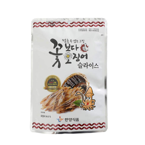 Korea Seasoned Dried Squid Snack Squid Over Flower 15g X 10 Pack ??????...