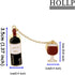 HOLLP Red Wine Coffee Beer Pin Personalized Wine Pendant Badge Wine Cheers Gift for Lover Girlfriend...