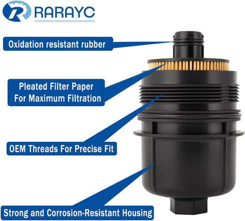 Ecodiesel Engine Oil Filter Replacement for | 2020 2021 2022 2023 Ram 1500 DT, Wrangler JL | 2021 Gladiator | Replaces# 68507598AA 68498720AA...