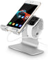 Tranesca 2 in 1 Charging Stand Compatible with Apple Watch Series Ultra2/Ultra/9/8/7/6/5/4/3/2/1/SE (38mm/40mm/41mm/42mm/44mm/45mm/49mm) and Compa...
