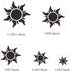 5PCS Sun Stencils for Painting on Wood Wall Reusable Boho Sun Stencils for Crafts Canvas Furniture Wall Drawing Card Making Pattern Decor...