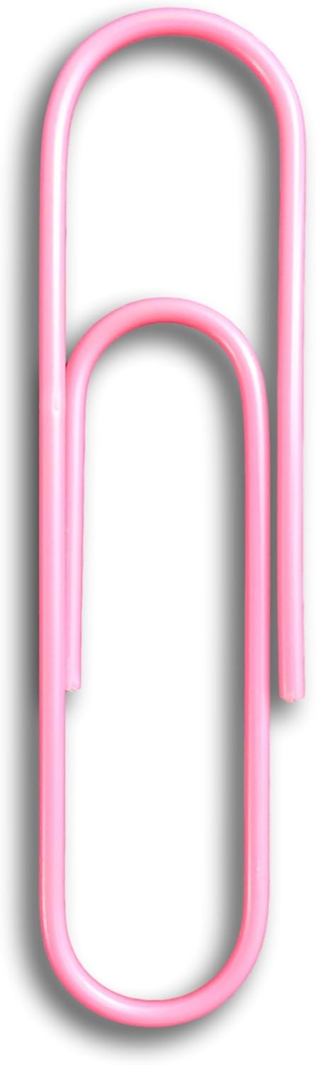 4" Inch Mega Large Jumbo Giant Big Colored Paper Clips Massive Mega 24 Pack 100mm (Blue, Yellow, Green, White, Red, Pink)...