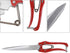 Sheep Shear, Sheep Scissor, Professional Stainless Steel Safety Sheep Wool Shear with Spring for Grooming Heavy Duty Coated Pet Grooming Scissor f...
