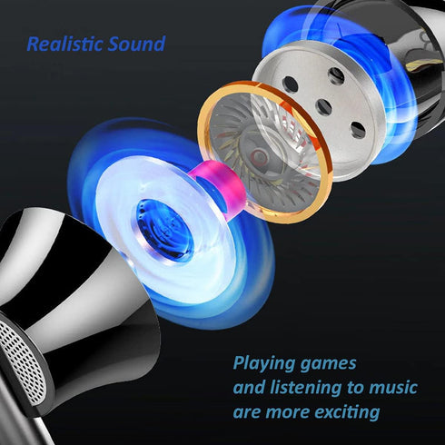 USB c Earphones with mic Headphones usbc Earbuds for Samsung Galaxy S21 s20 fe Note 90 Plus s21+ Type c Ear Buds Wired audiofonos Folding Original...