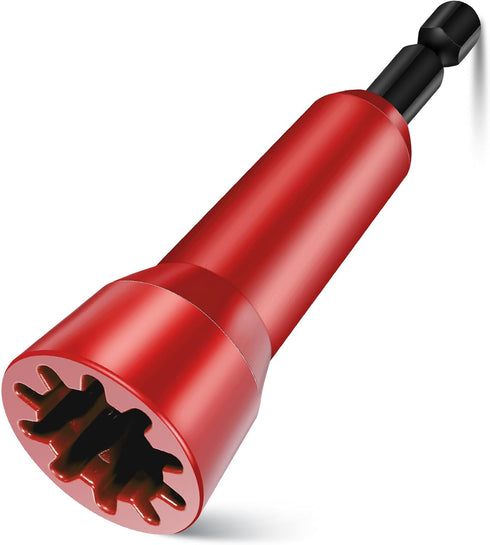 1 Pack Wire Twisting Tool Wire Twister Electrician Tools Wire Connector Driver Wire Bending Tools with 1/4 Chuck for Man Drill and Wire (Red)...