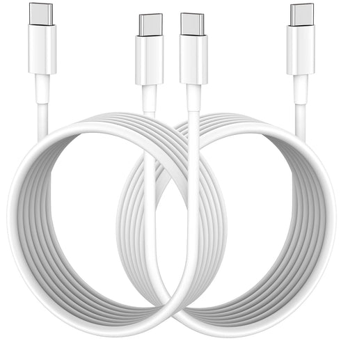 100W Fast USB C to USB C Cable 3ft 2Pack, USB C Charger Cable Fast Charging Type C Charging Cable for iPhone 15 Pro Max Plus MacBook Pro/2019/2018...