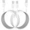 100W Fast USB C to USB C Cable 3ft 2Pack, USB C Charger Cable Fast Charging Type C Charging Cable for iPhone 15 Pro Max Plus MacBook Pro/2019/2018...