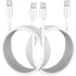 100W Fast USB C to USB C Cable 3ft 2Pack, USB C Charger Cable Fast Charging Type C Charging Cable for iPhone 15 Pro Max Plus MacBook Pro/2019/2018...