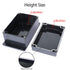 Junction Box IP65 Waterproof Dustproof ABS Plastic Universal Electric Project Enclosure with Fixed Ear Black 6.3x4.3x3.5 inch (1pc)...