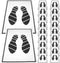 IMIKEYA Paper Floor Mat: 25Pcs Disposable Car Floor Mats Car Paper Floor Mats Disposable Car Interior Floor Mats Automotive Floor Mats Printing Pa...