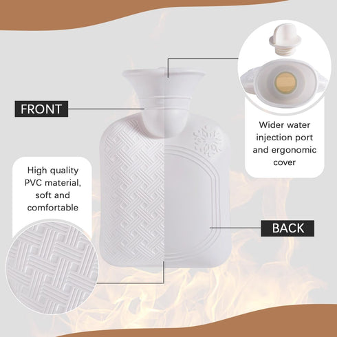 OLizee® Knee Brace with Hot Water Bag Hot Therapy Wrap Hot Water Compress Bag Knee Support Brace Knee Pad with Hot Water Bag for Knee Pain Relief...