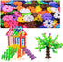 Snowflakes Building Blocks Set,Interlocking Plastic Construction Disc,Educational STEM Building Toys for Kids...