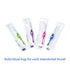 48 pcs (16pcs x 3 Packs) Orthodontic XL Size Interdental Brush, 4 Handle Colors, Clean Between Teeth and Braces, Flexible Handle and Durable Wire,...