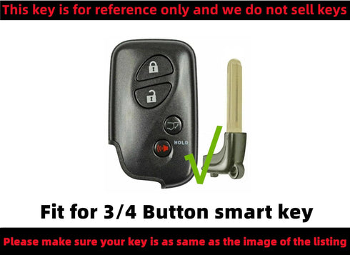 Silicone Rubber Key Fob Cover Compatible with 2005-2017 Lexus CT200h ES350 GS300 GS350 GS430 GS450h GS460 is F IS250 IS350 LS460 LS600h LX570 RX35...