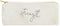 The Cotton & Canvas Co. Strength Small Cosmetic Case and Travel Pouch for Office and On the Go...