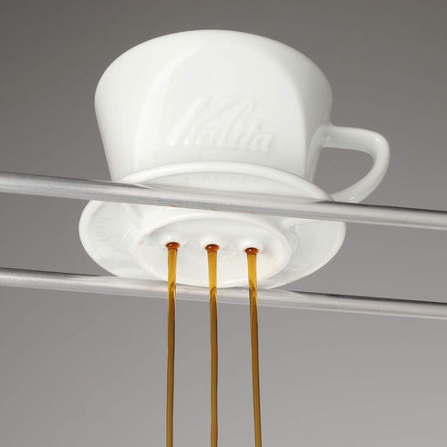 Kalita HASAMI & Kalita HA101#01010 Coffee Dripper, Porcelain Hasami Ware for 1-2 People...