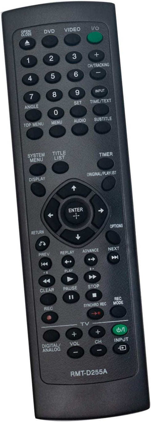 New RMT-D255A RMTD255A Replace Remote Fit for Sony VCR DVD Player RDRVX535 RDRVX560 RDRVX535 RDRVX560...