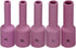 RIVERWELD TIG Gas Lens Ceramic Cup Long Assorted Size Kit 54N18L (4L 1/4") 54N17L (#5L 5/16") 54N16L (#6L 3/8") 54N15L (#7L 7/16") 54N14L (8L# 1/2...