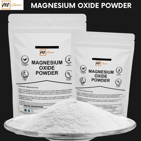 Pure Magnesium Oxide Powder for Health and Beauty 0.5 lbs / 227 gms...