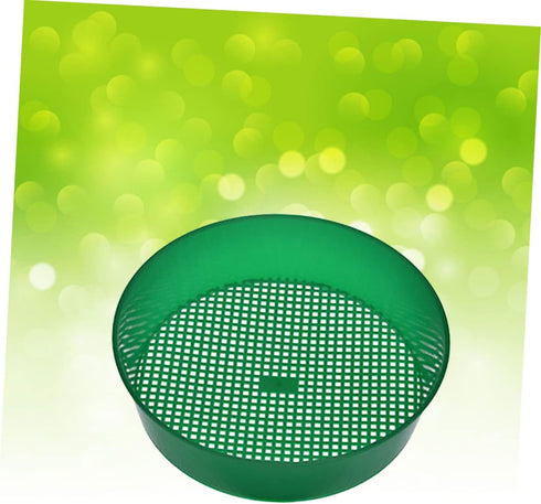 2pcs Garden Soil Sieve Pan Digging Tools Garden Potting Sieve Garden Classifier Kids Tools Soil Sand Sieve Green Screen Suit Garderning Tool Soil ...