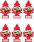 LITTLE TREES Car Air Freshener | Hanging Paper Tree for Home or Car | Wild Cherry | Pack of 6...