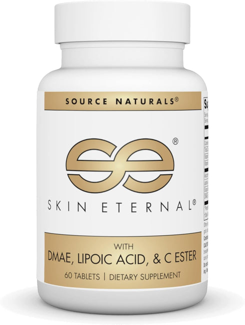 Source Naturals Skin Eternal Tablet with DMAE, LIPOIC ACID, & C ESTER - 60 Tablets...