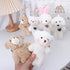 3/4 Pcs Plush Bears Keychain Plush Figures Stuffed Animals Keyring Pendant Key Holder Plush Keychain Bag Accessories...