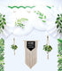 Schoolgirl Style Simply Boho Bulletin Board Set—Home Sweet Classroom Macrame Header, Leaf Border Trims, Hanging Planters, Assorted Leaves, Hexagon...