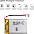 EEMB Lithium Polymer Battery 3.7V 630mAh 772435 Lipo Rechargeable Battery Pack with Wire JST Connector for Speaker and Wireless Device- Confirm De...