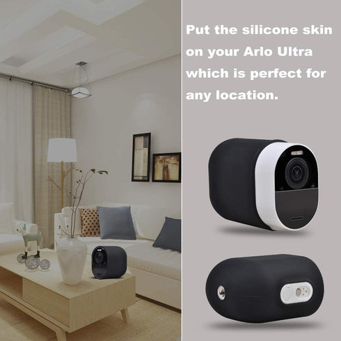 Silicone Skins for Arlo Pro 4/Arlo Ultra 2, 4 Pack Protective Case Cover for Arlo Ultra/Ultra 2 & Arlo Pro 4/Pro 3 Camera...
