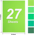 SallyFashion 27 Sheets Cardstock Paper for Craft, A4 Heavyweight Construction Paper Green Thick Craft Paper for Kids Art St. Patrick Decoration 25...