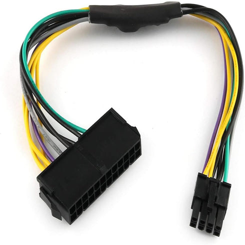 24 Pin to 8 Pin ATX Power Supply Adapter Cable for DELL Optiplex 3020 7020 9020 Precision T1700...