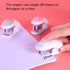 NEBURORA Mini Effortless Desktop Staplers with 400 Standard 26/6 Staples, 2-24 Sheet Capacity, Includes Built-in Staple Remover, Cute Stapler Gift...
