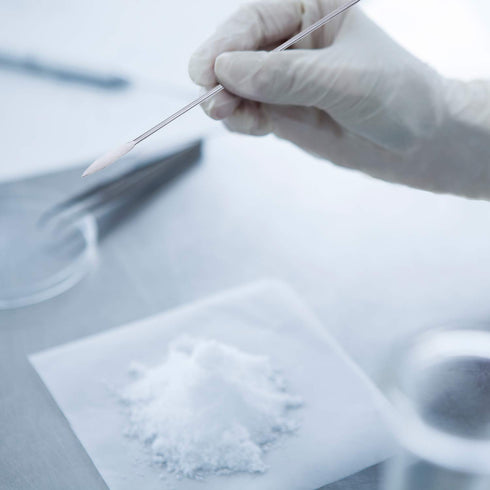 10 Pieces Stainless Steel Lab Spatula Micro Sampling Scoop Double Ended Mixing Spoon Laboratory Measuring Spoon for Powders Gel Cap Filler...