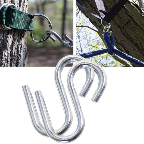 2pcs Stainless Steel S Shape Hammock Hook for Hanging Art and Decorations...