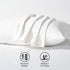 White Pillowcase Set - King Size (20 x 36 inches) Bed Pillow Cover - Brushed Microfiber, Wrinkle, Fade & Stain Resistant - Hidden Zipper Closure P...
