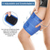 Health Gear Thigh Compression Sleeve Hamstring Wrap, Thigh Support Brace with Anti-Slip Material for Quad, Groin, Inflammation, Swelling, Bruising...
