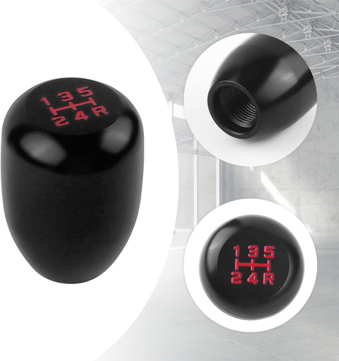 Car Gear Shift Knobs,Stylish Aluminum Alloy Manual Shift Knob 5 Speed for Car Decorations & Comfortable Touch,Universal Car Accessories Interior S...