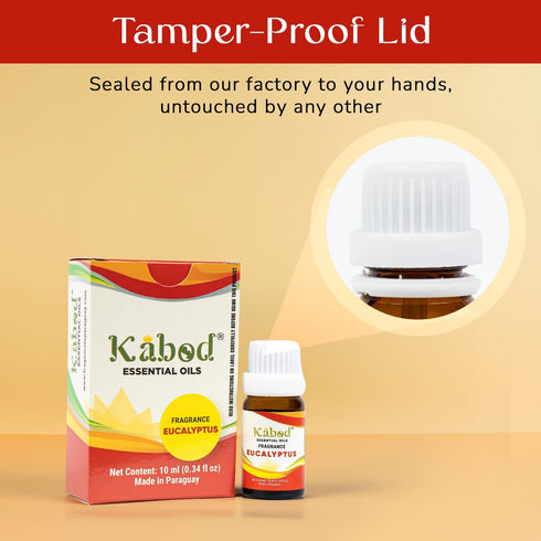 Kabod Eucalyptus Essential Oil - Aromatherapy Blend for Diffusers, Humidifiers, Aroma Stoves, Soap and Candles - Fragrance Oil for Home - 10ML Bot...