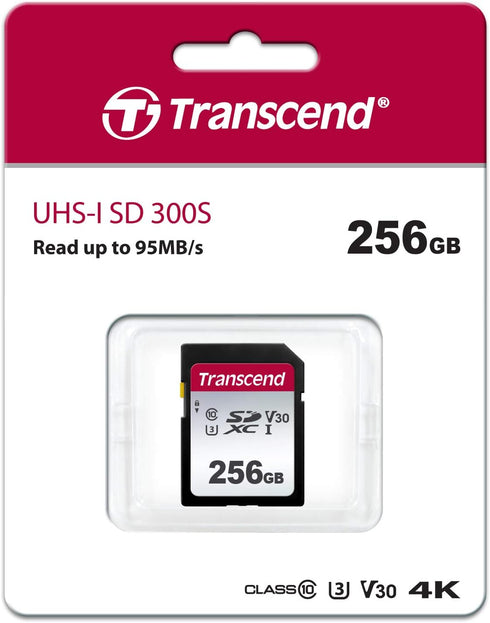 Transcend 256GB SDXC/SDHC 300S Memory Card TS256GSDC300S...