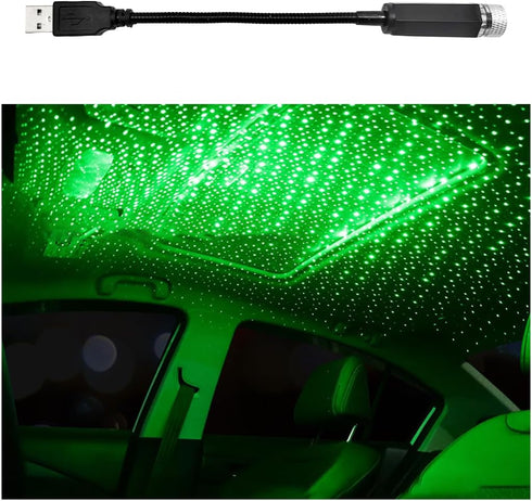 USB Projector Night Light, Highlighted Car Roof Light, Auto Interior LED Romantic Atmosphere Light, Adjustable Night Lamp for Bedroom Party, Unive...