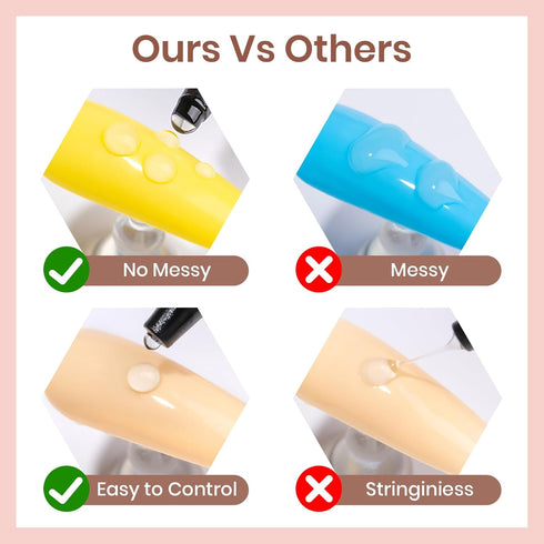 MIZHSE 3D Nail Gel Clear Nail Sculpting Gel for Nail Art 15g Molding Gel for Nails Gel Liner 3D Nail Art 5D Embossed Gel Candy Gel Nail Decoration...