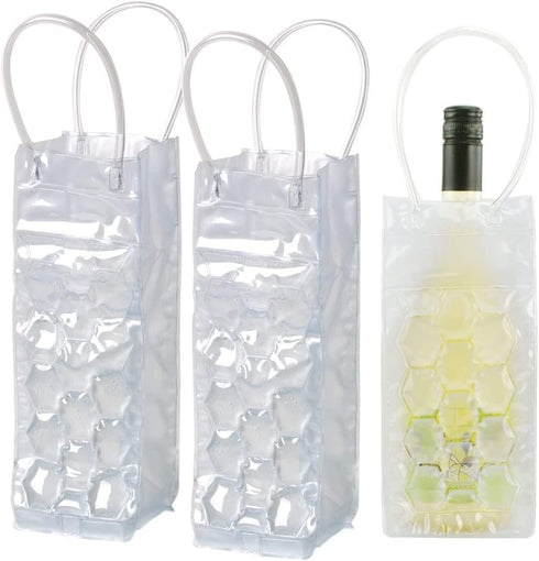Ice Wine Bag, Wine Chiller, Wine Cooler Refrigerator, Wine Fridge, Wine Bottle Chiller Cooler for Red White Champagne or Sparkling. Gel Cooling Ho...
